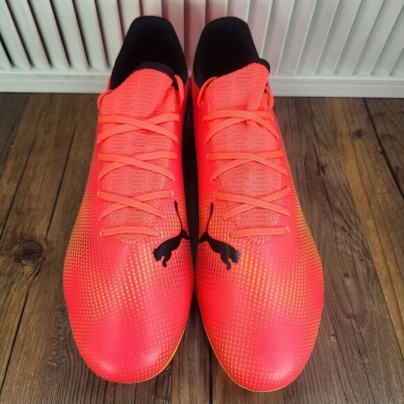 PUMA Future 7 Play FG/AG 107723-03 Men Sz 13 Black Sunset Glow Soccer Cleats NEW main image 9